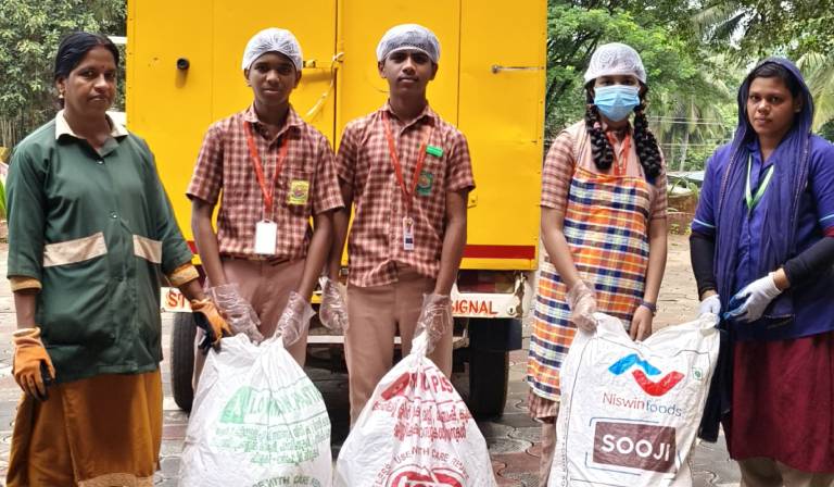 Students Lead by Example in Swacchata Hi Seva Cleanliness Drive