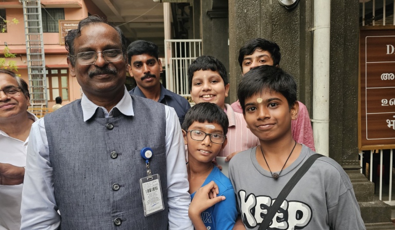 ISRO Chairman Interacts with Amrita Vidyalayam Students Puthiyakavu