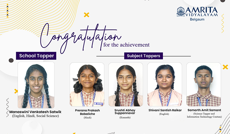 Amrita Vidyalayam Belgaum Celebrates Exceptional CBSE Results