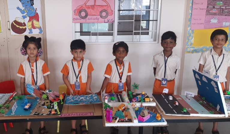 Bala Pradarshanam held at Amrita Vidyalayam