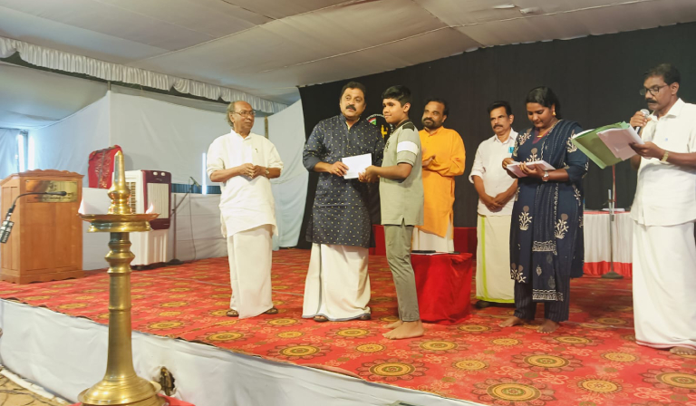 Sivarenjan S Wins Second Prize in Pencil Drawing Competition