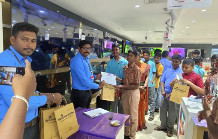 Reliance Digital Organised one day AI orientation (Grade IX students)