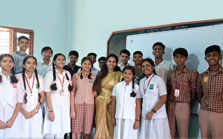Reopening day class XI 2015 - Kuthuparamba