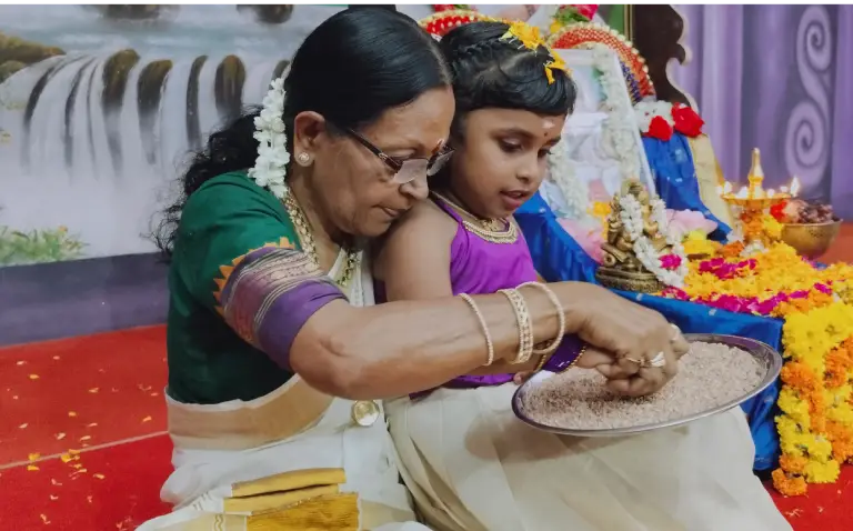 Vidyarambham Ceremony 2025 - Kodungallur