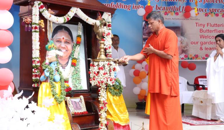 Kindergarten Opening Ceremony at Amrita Vidyalayam