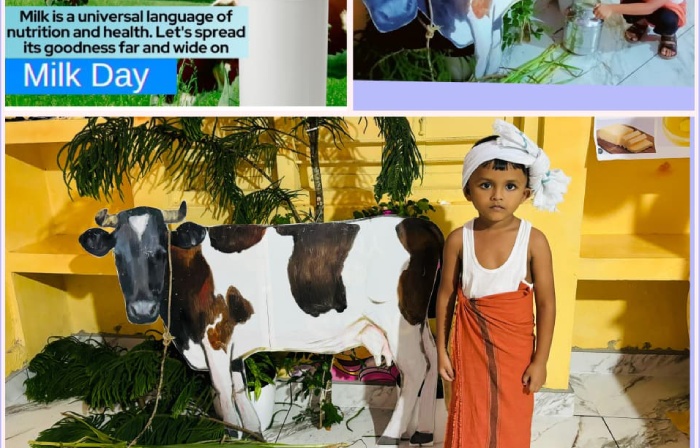 Milk Day Celebration at Amrita Vidyalayam, Kuthuparamba