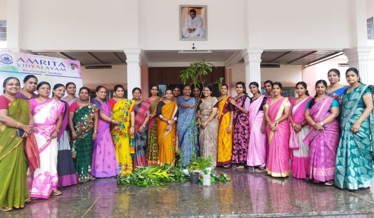 World environment day was celebrated at Amrita Vidyalayam Thuckalay 