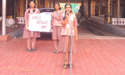 Amrita vidyalayam, Thalassery commemorated World Refugee Day 2025