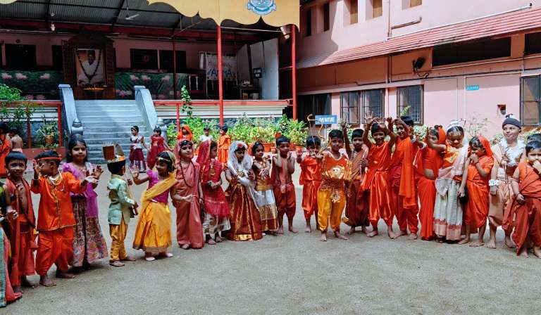 Amrita Vidyalayam Pathanamthitta celebrated Ramayana Day with great devotion and enthusiasm