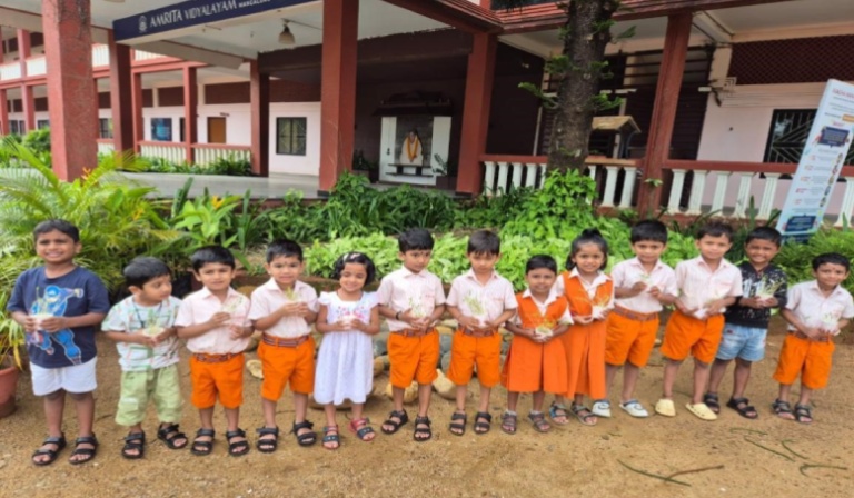 Amrita Vidyalayam, Mangalore conducted a Germination Activity 