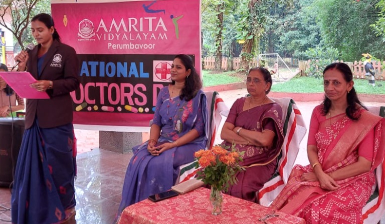 Amrita Vidyalayam Perumbavoor celebrate Doctor’s Day - 2025