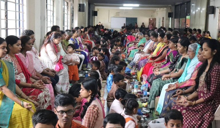 Guru Poornima Celebration 2025 at Amrita Vidyalayam Davanagere