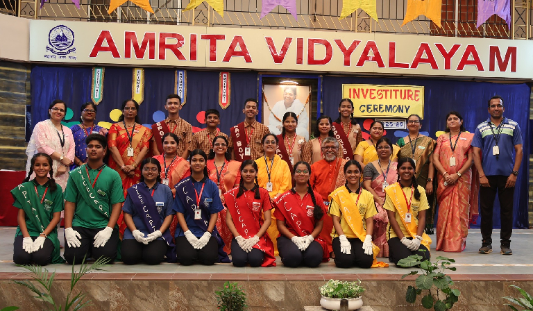 Amrita Vidyalayam, Navi Mumbai Hosted its Investiture Ceremony 2025 