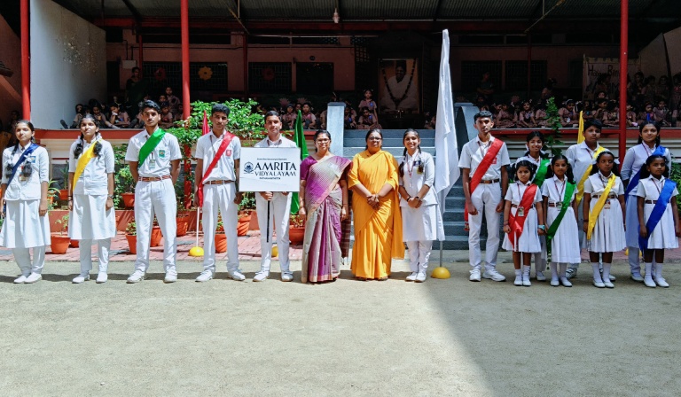 Investiture Ceremony of Amrita Vidyalayam, Pathanamthitta - 2025