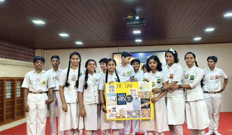 Pi Day Celebration Sparks Curiosity and Creativity at Amrita Vidyalayam, Manjeri