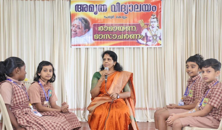 Ramayana Day Celebrations at Amrita Vidyalayam Kollam - 2025