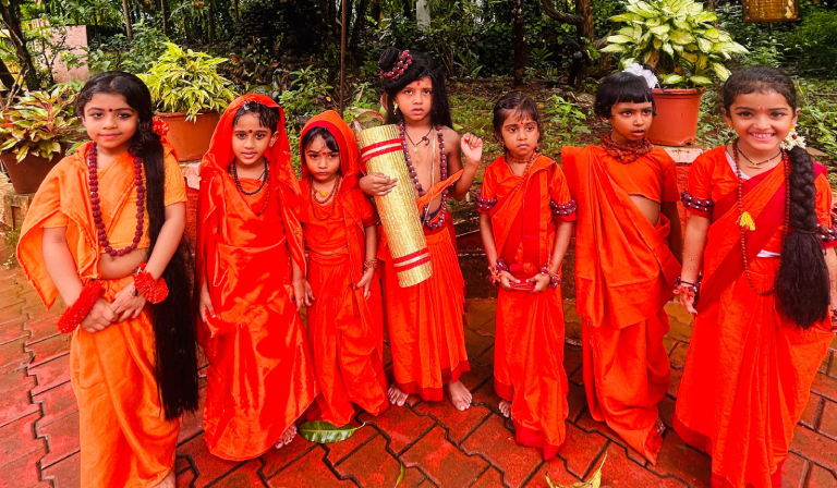 Little Legends in Divine Attire — A Beautiful Glimpse of Ramayana through Our Tiny Stars!