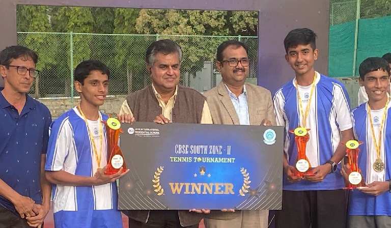 Congratulations to our Champions - CBSE South Zone II Tennis Tournament 2025