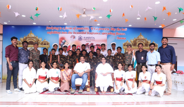 Amrita Vidyalayam Haripad Celebrated Kargil Vijay Diwas with Patriotism and Pride