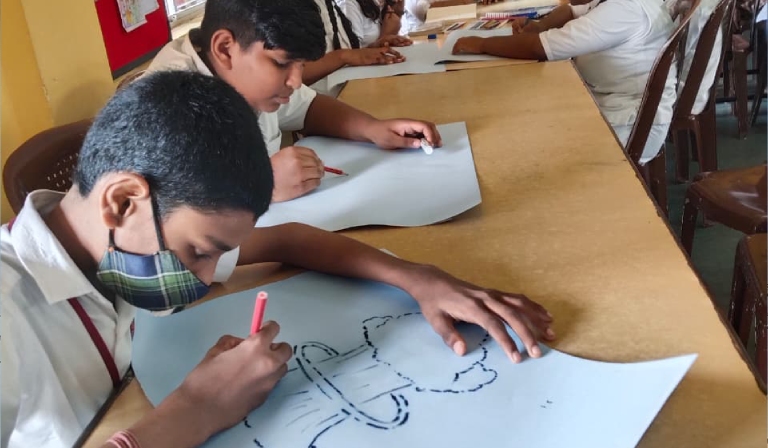 Amrita Vidyalayam, Ernakulam Celebrated Hiroshima Day