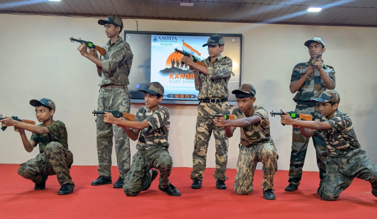 Amrita Vidyalayam Manjeri observed Kargil Vijay Diwas - 2025