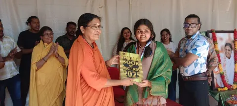 Breaking boundaries and making history! We are very proud to announce the India Book of Records holder from our school