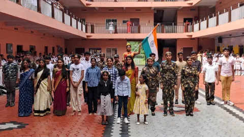 One nation, one heart, one flag… Saluting the tricolor with love, pride, and respect. Jai Hind!