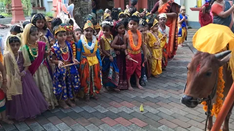 Tiny Krishnas, graceful Radhas, and lots of love β our Janmashtami celebration was pure joy! Little feet, big devotion β celebrating Krishna with color, culture, and cheer...