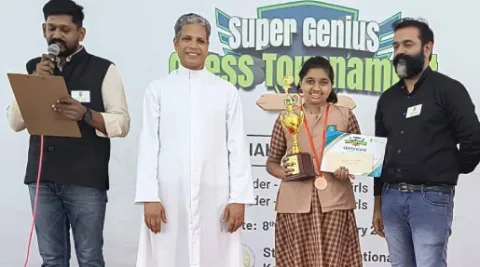 Amrita Vidyalayam Perumbavoor Secures 2nd Position at Super Genius Chess Tournament