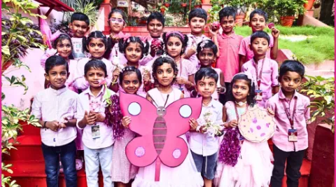 Pink Colour Day Celebrated at Amrita Vidyalayam Pathanamthitta