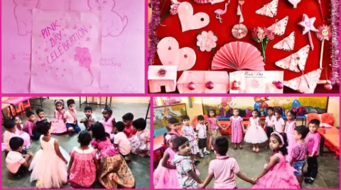 Pink Colour Day Celebrated at Amrita Vidyalayam Pathanamthitta