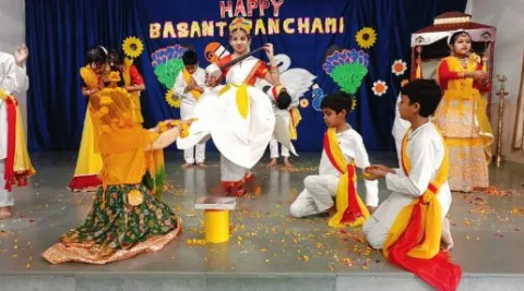 Amrita Vidhyalayam Lucknow celebrates Basant Panchami