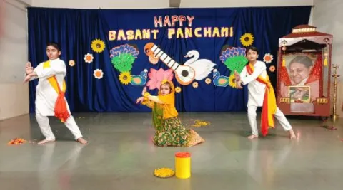 Amrita Vidhyalayam Lucknow celebrates Basant Panchami