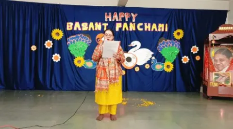 Amrita Vidhyalayam Lucknow celebrates Basant Panchami