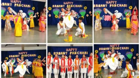 Amrita Vidhyalayam Lucknow celebrates Basant Panchami