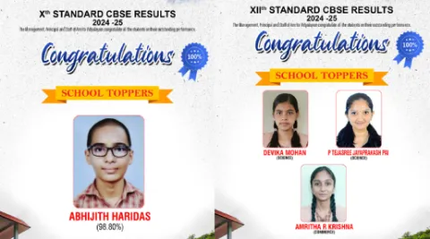 Amrita Vidyalayam Edapally Achieves Remarkable Success in CBSE Exams