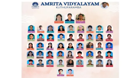 Amrita Vidyalayam Kuthuparamba Achieves 100% Success in CBSE Class X Results 2024-25