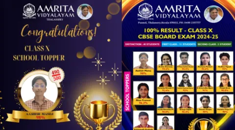 Climbing to New Heights: Class X Shines with 98% Top Score and 8 Centums
