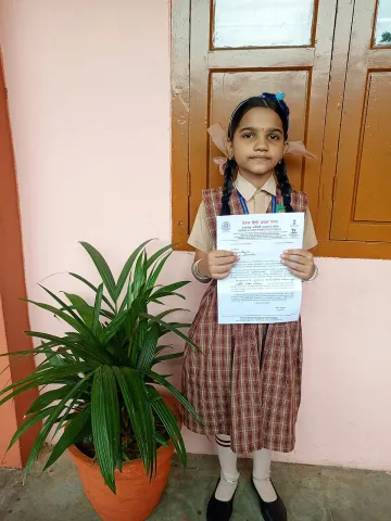 Shreya Arun Secures 2nd Rank in Sugama Hindi Examination