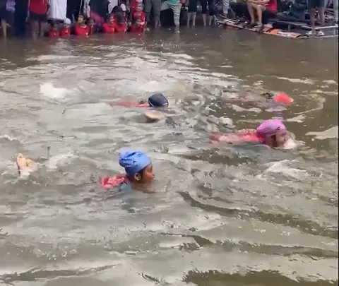 Amrita Vidyalayam Edappally Celebrates a Historic Swimming Feat by Niveditha P B