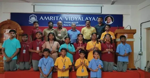 Postal Department conducted Games for Grade (III_V) students 