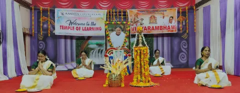 Vidyarambham Ceremony 2025 - Kodungallur