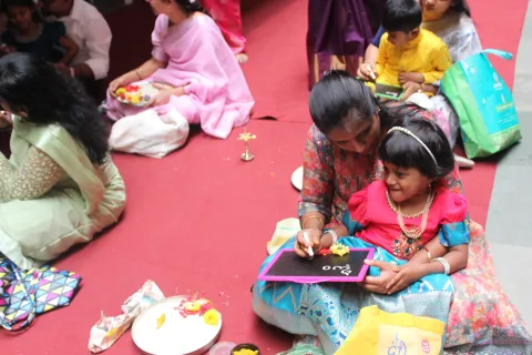  Aksharabhyasam – A Sacred Beginning at Amrita Vidyalayam, Bengaluru  