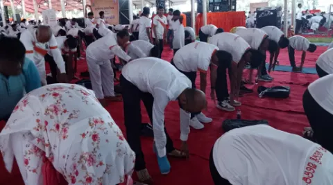 Amrita Vidyalayam Bhubaneswar Observes International Yoga Day 2025