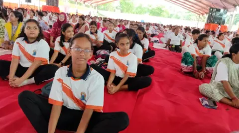 Amrita Vidyalayam Bhubaneswar Observes International Yoga Day 2025