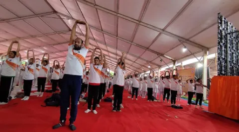 Amrita Vidyalayam Bhubaneswar Observes International Yoga Day 2025