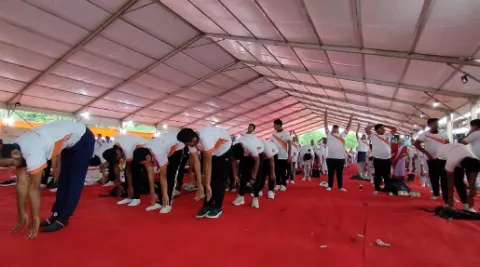 Amrita Vidyalayam Bhubaneswar Observes International Yoga Day 2025