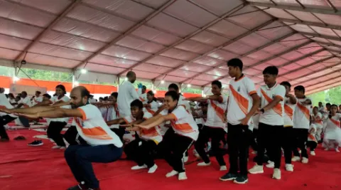 Amrita Vidyalayam Bhubaneswar Observes International Yoga Day 2025