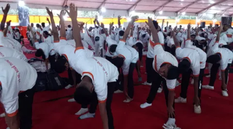 Amrita Vidyalayam Bhubaneswar Observes International Yoga Day 2025