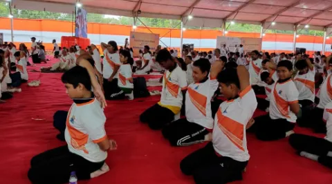Amrita Vidyalayam Bhubaneswar Observes International Yoga Day 2025